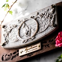 【表札】ホース・サインプレート【ウォールナットとビアンコカララ】