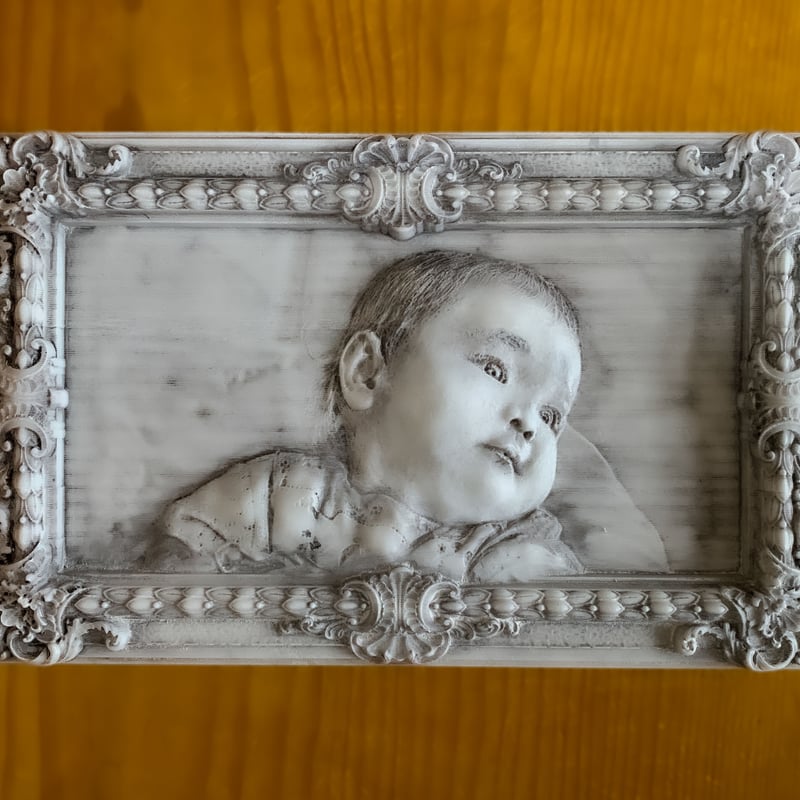 豪華額】カスタムメイド・大理石レリーフ【肖像彫刻】 | 石のシンシア