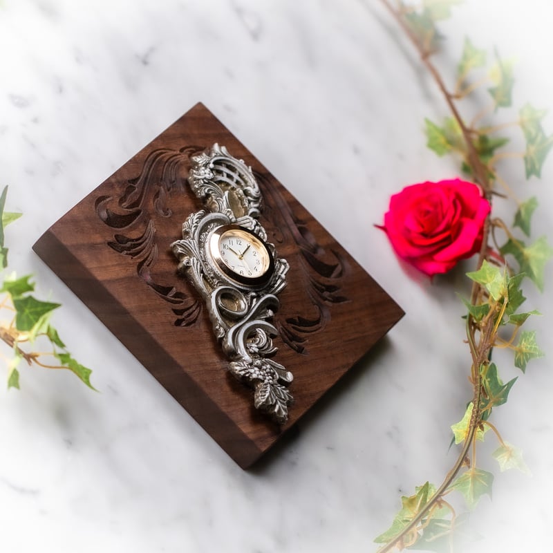 ロココ・バロック調】ロカイユ彫刻時計 | 石のシンシア