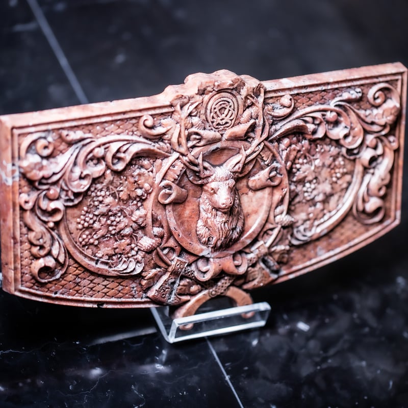 銅板アート 鹿の日常  アンティーク 銅板アート 鹿の日常 アンティーク 美術品・アンティーク