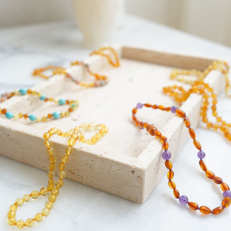 Amberネックレス 【ベビー&キッズ】つや消しMIXカラー | L.I.M