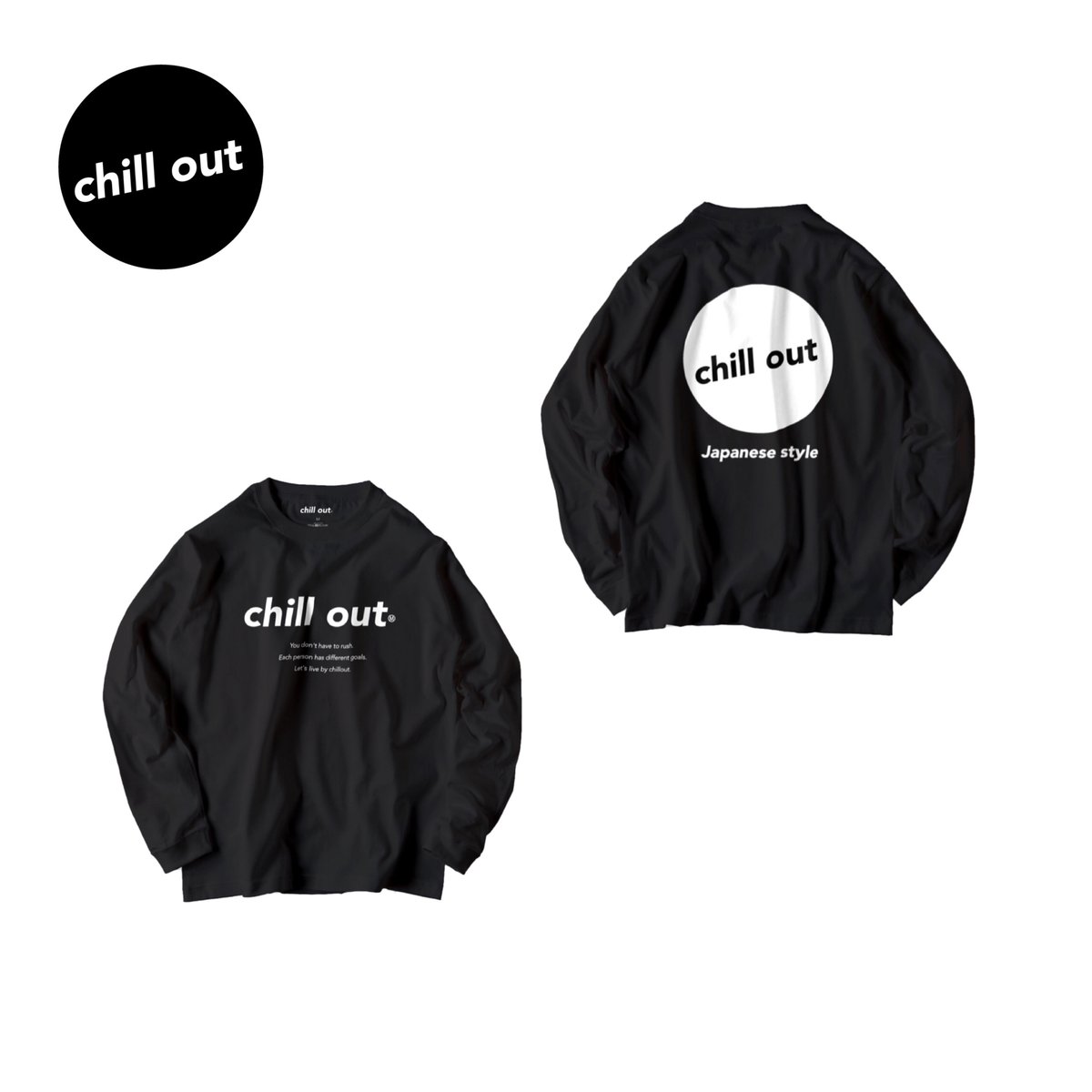 chillout peace long tee | chillout®︎ チルアウト