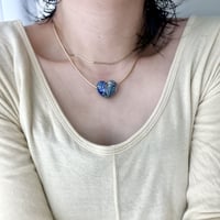 heart stone necklace