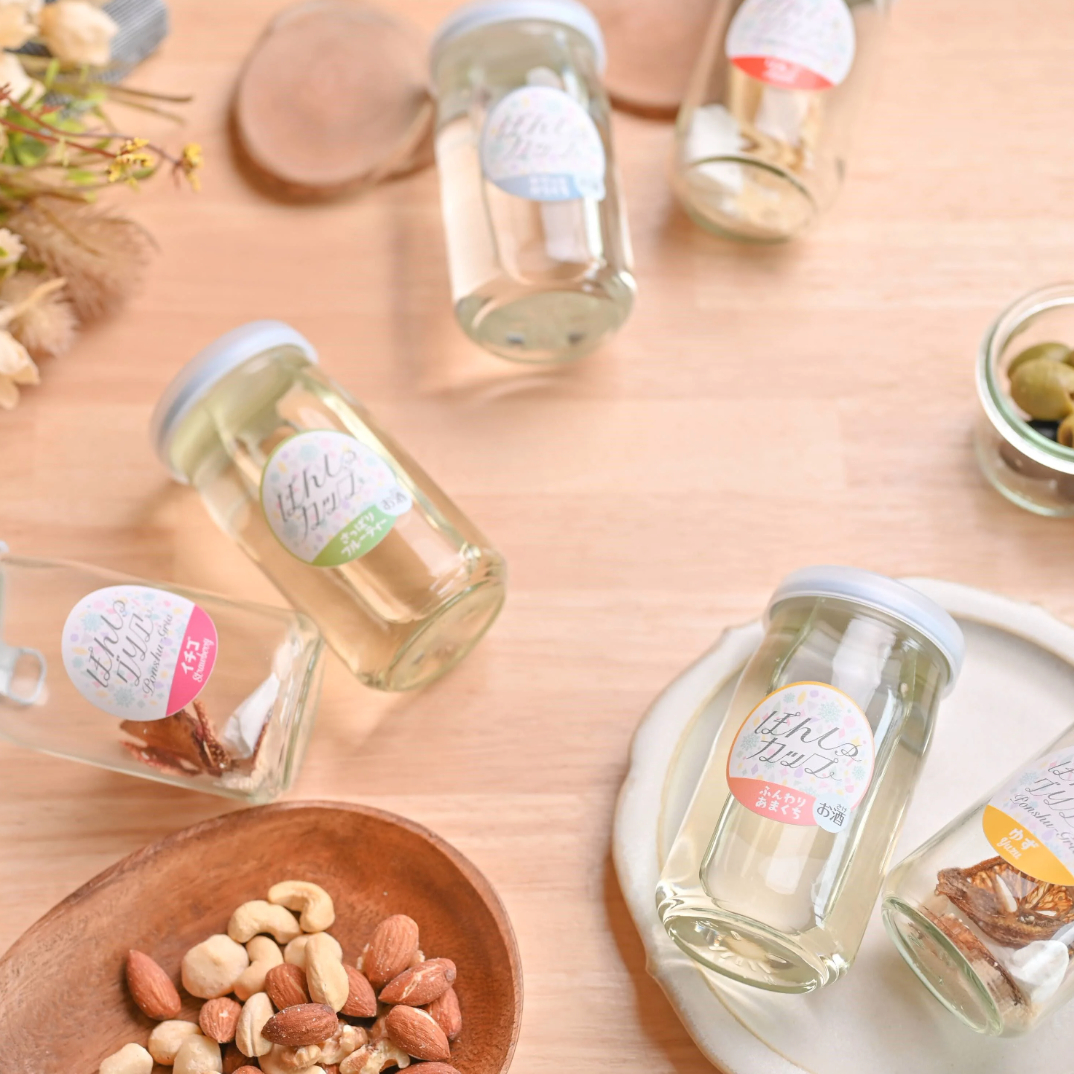 お酒とセットのギフトBOX】ぽんしゅグリア3本＋ぽんしゅカップ酒2本の