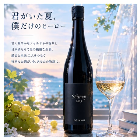 小説『君がいた夏、僕だけのヒーロー』オリジナルリキュール【seimey】 720ml