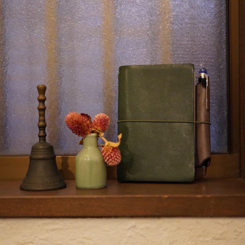 どこでもペンホルダー（ロロマレザー・チョコ） | CORDIAL TOOLS STORE