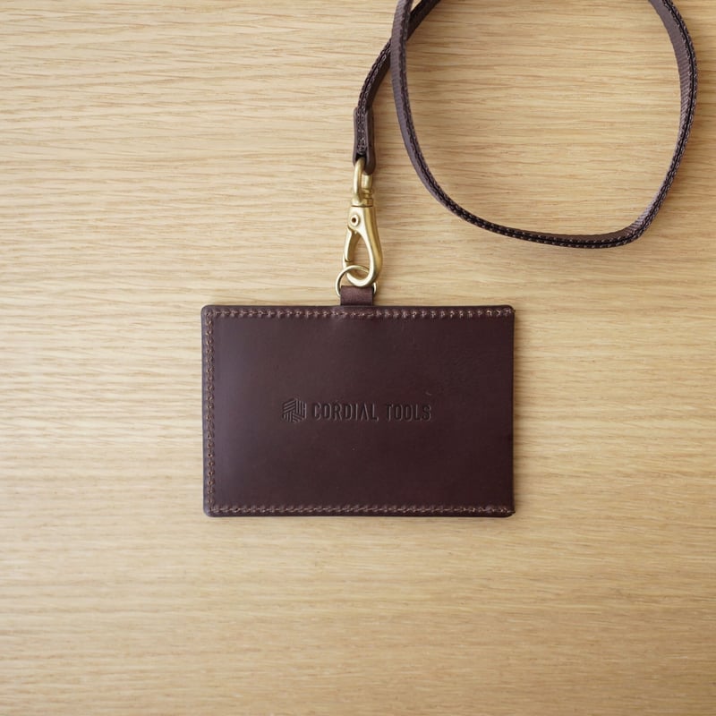 キレイ好きな人のためのIDケース（マロン）CT04 | CORDIAL TOOLS STORE