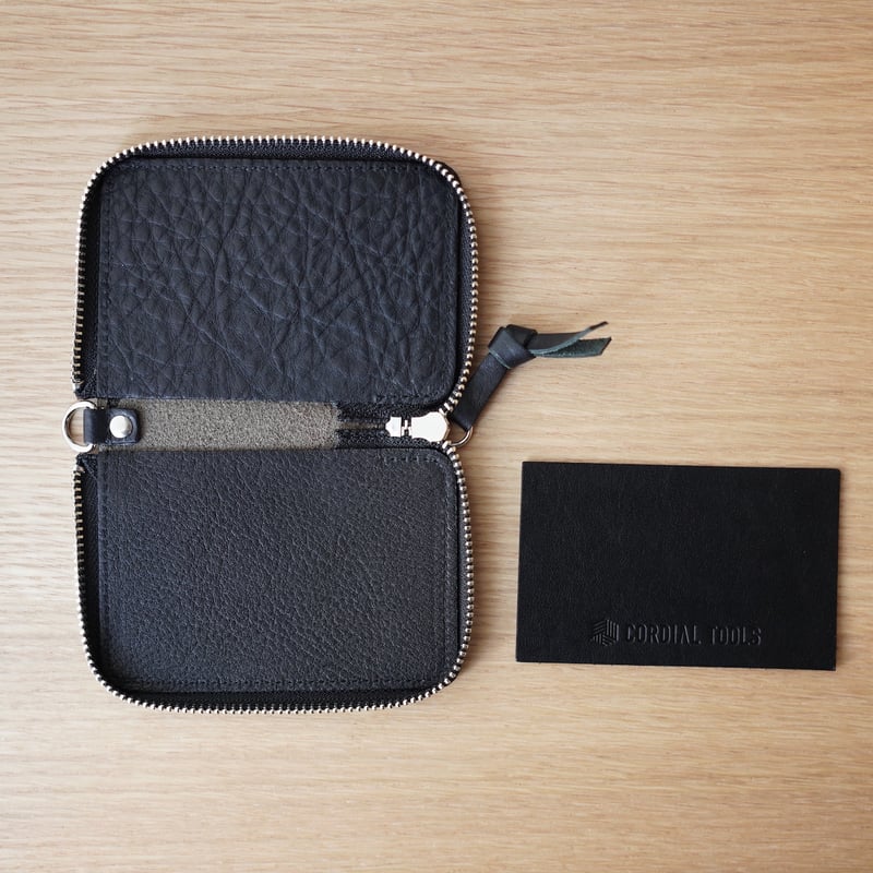 minimaround｜シンプルで自由な小さい財布（ブラック）CT09 | CORDIAL T