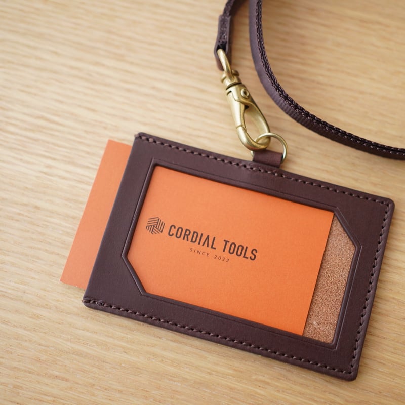 キレイ好きな人のためのIDケース（マロン）CT04 | CORDIAL TOOLS STORE