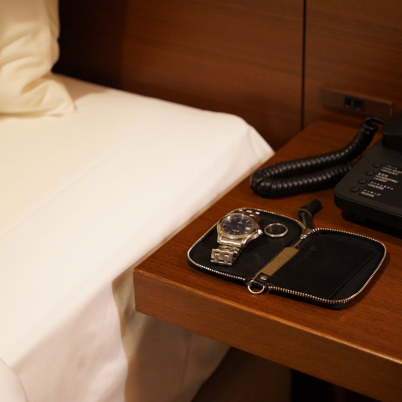 minimaround｜シンプルで自由な小さい財布（ブラック）CT09 | CORDIAL T