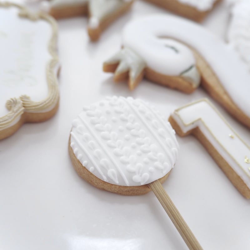 バースデーアイシングクッキーset【スワン】 | パーティー＆ギフト菓子 ...