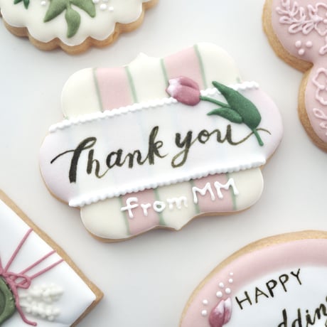 結婚祝いアイシングクッキーset【チューリップ】