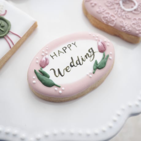 結婚祝いアイシングクッキーset【チューリップ】