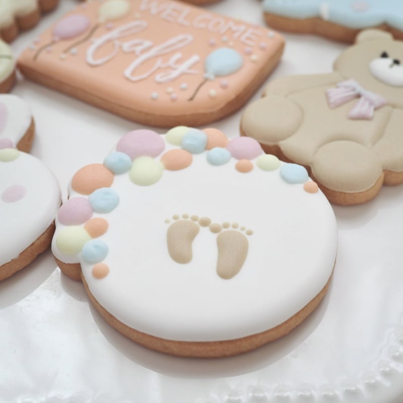 出産祝い/バースデーアイシングクッキーset【どうぶつ 出産祝い/バースデーアイシングクッキーset【どうぶつ
