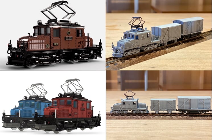 ヨシカワ第一工廠【Nゲージ】台湾式鉄道特急型気動車3Dプリント