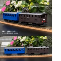 塗り鉄Vol1　 笹子鉄道ED43形電気機関車＋軽量客車　３Dプリントキット
