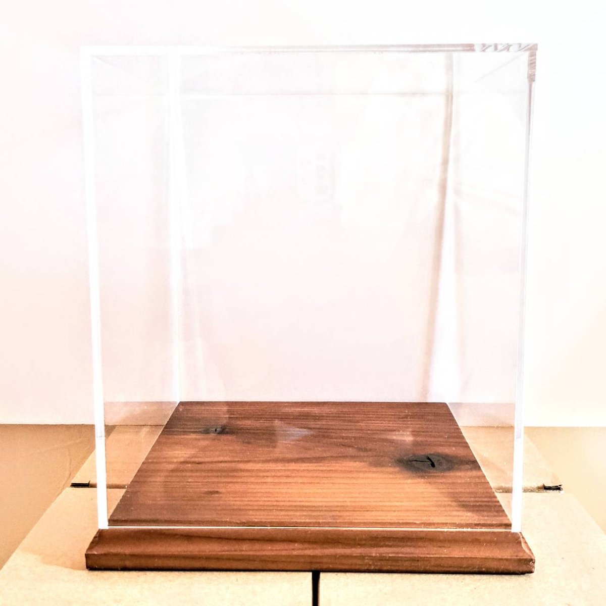 大型標本展示用ショーケース】170×170×200 ※アクリル製ケース、無垢材