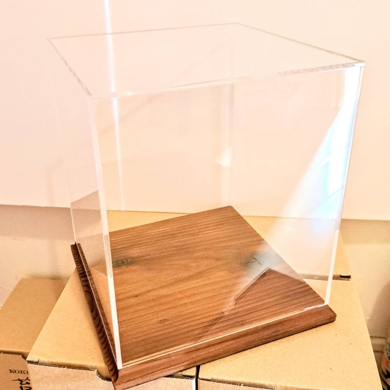 大型標本展示用ショーケース】170×170×200 ※アクリル製ケース、無垢材