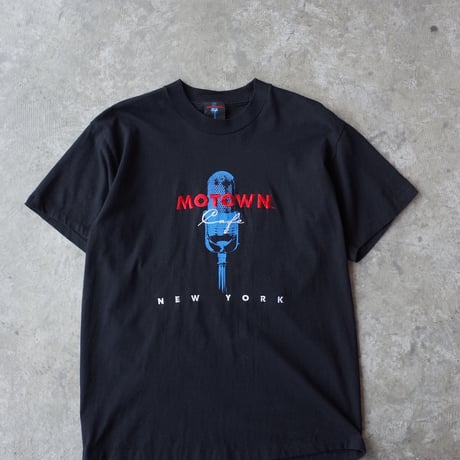 90s MOTOWN Cafe New York Printed T-Shirt made in USA