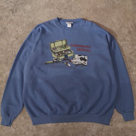 90s USA fishing gear printed sweat