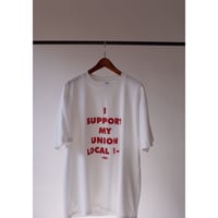 90s USA message printed T-shirt