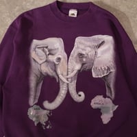 90s elephants printed sweat