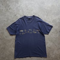 90s Fishing Gear Printed T-Shirt made in USA