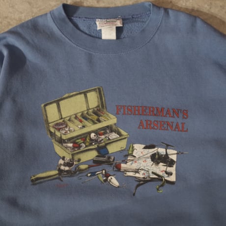 90s USA fishing gear printed sweat