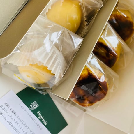 レモンケーキとバスクチーズケーキのセット　冷凍