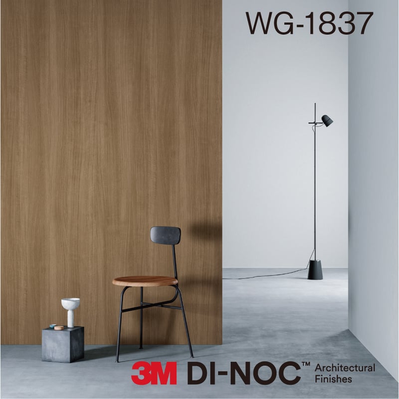 3M™ ダイノック™ フィルム WG-1837, ウッド, 1220 mm x 50 m, 1