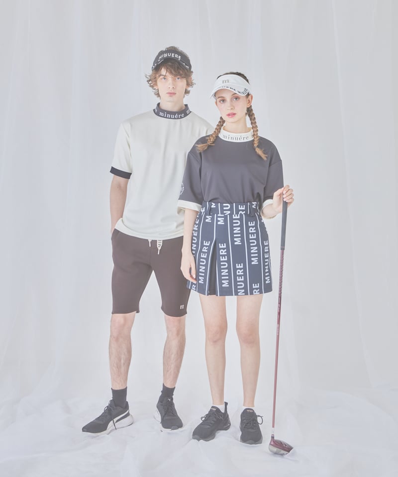 sweat half pants（black） | ミヌエール（minuére）