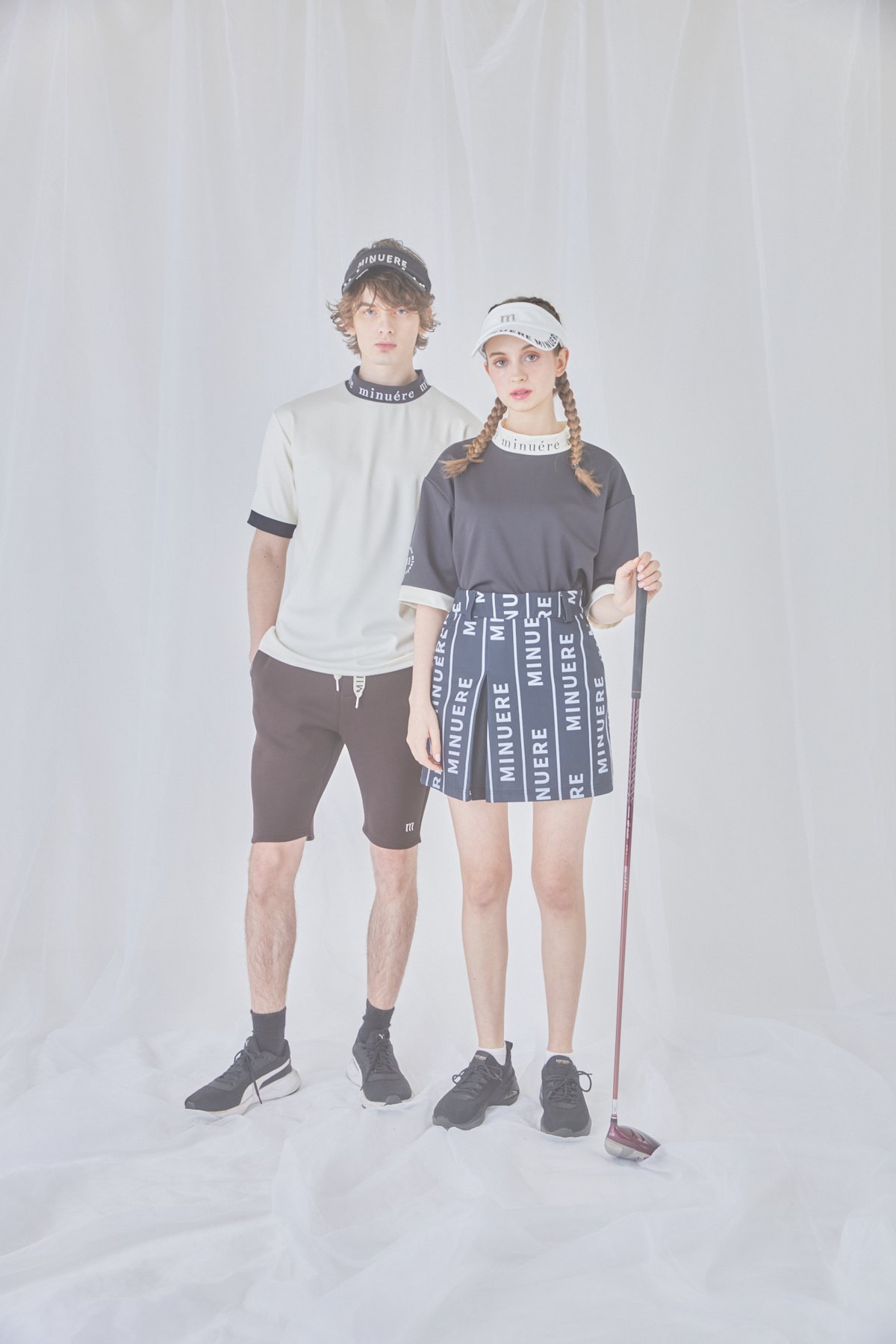 sweat half pants（black） | ミヌエール（minuére）