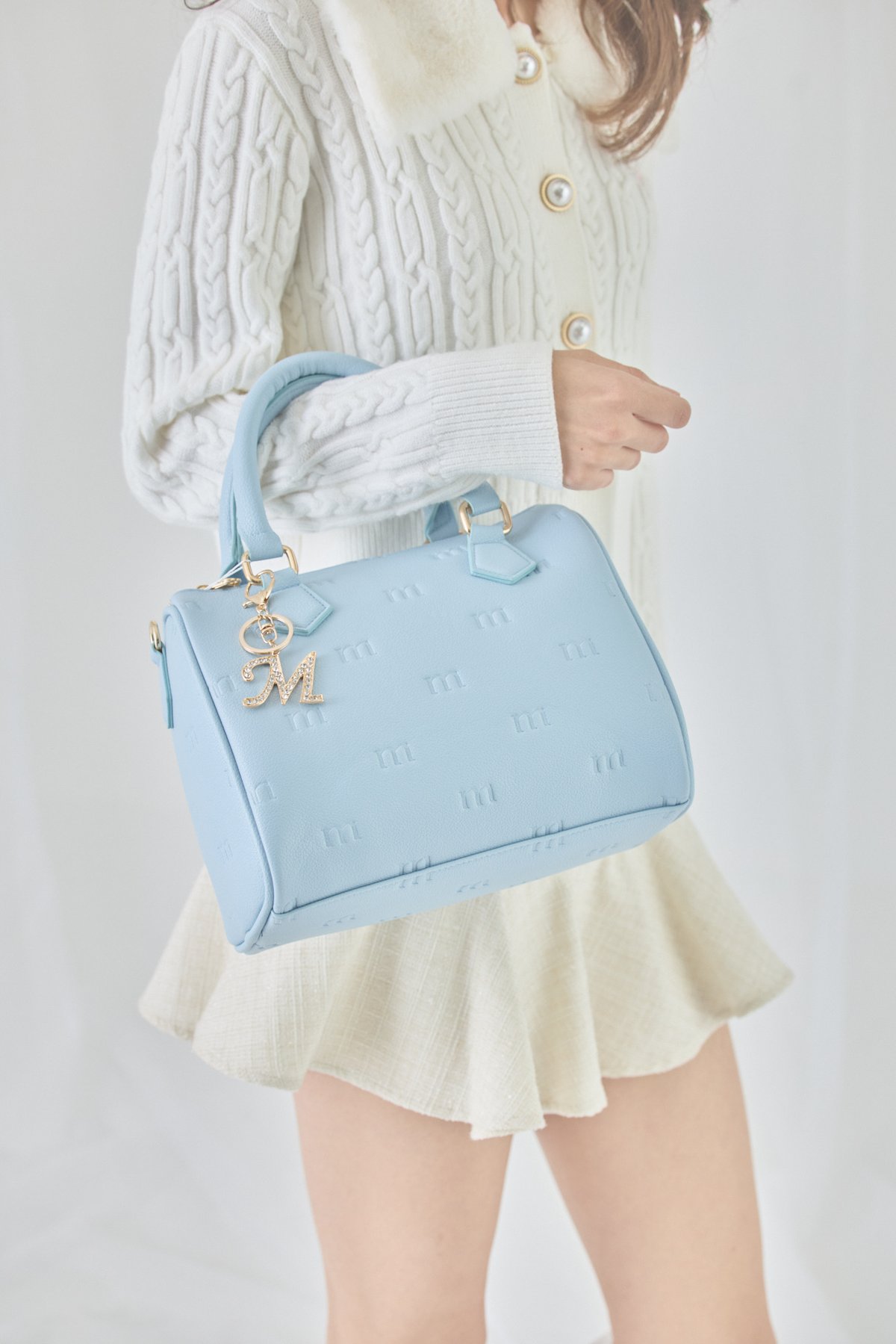 ミヌエール バッグ 2way bag (l.blue) | ミヌエール（minuére）