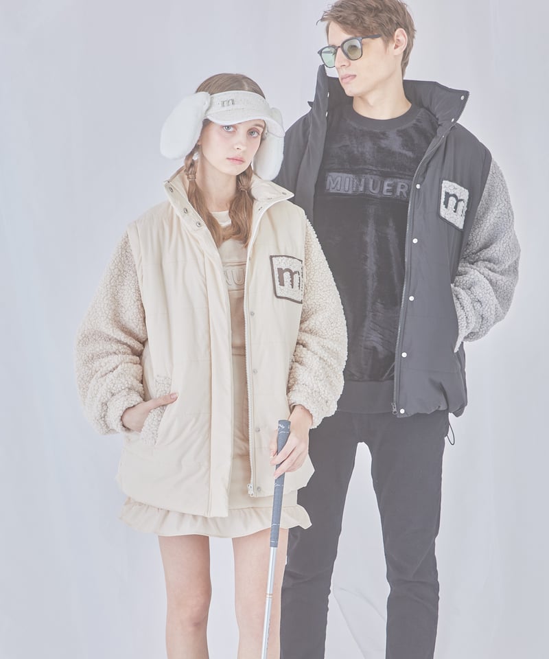 完売品 ミヌエール unisex down jacket (ivory) unisex down jacket (ivory) | ミヌエール（minuére）
