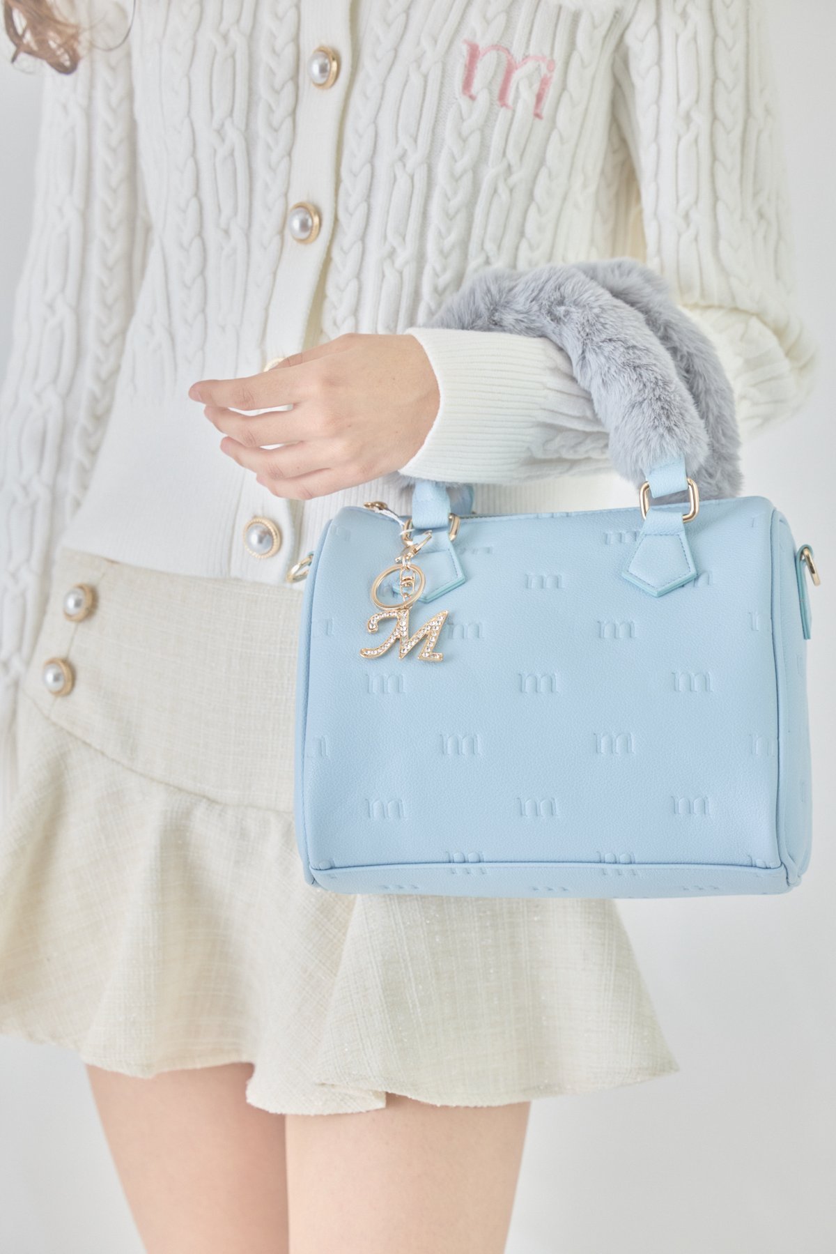 ミヌエール バッグ 2way bag (l.blue) | ミヌエール（minuére）