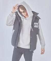 【再入荷】unisex embossed hoodie (gray)