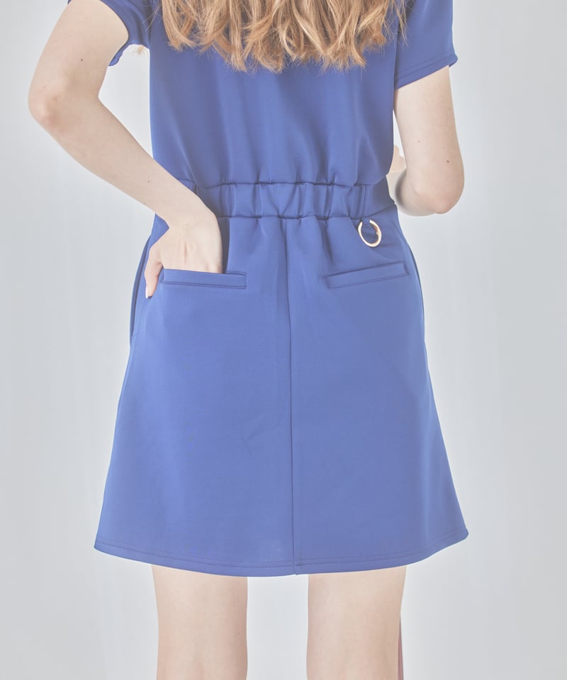 trench onepiece（navy） | ミヌエール（minuére）