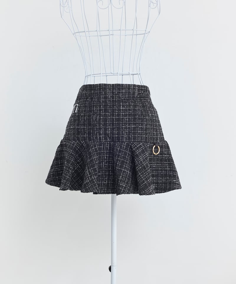 tweed inner skirt (black) | ミヌエール（minuére）