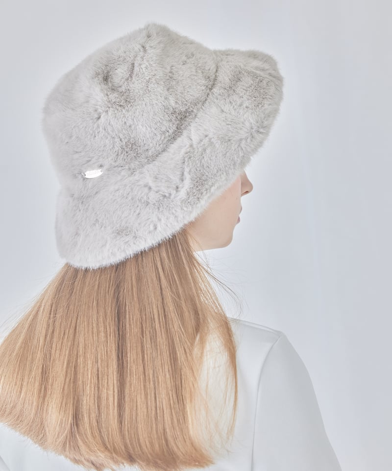 unisex fur vucket hat | ミヌエール（minuére）