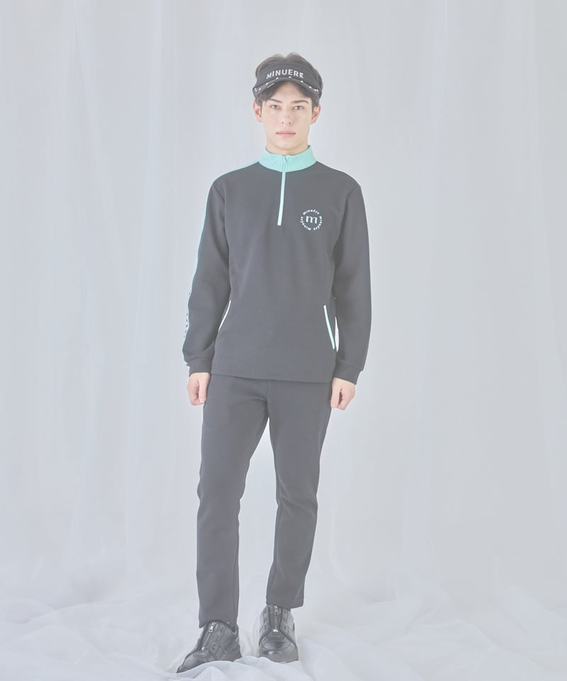 unisex bi-color set up (black) | ミヌエール（minuére）