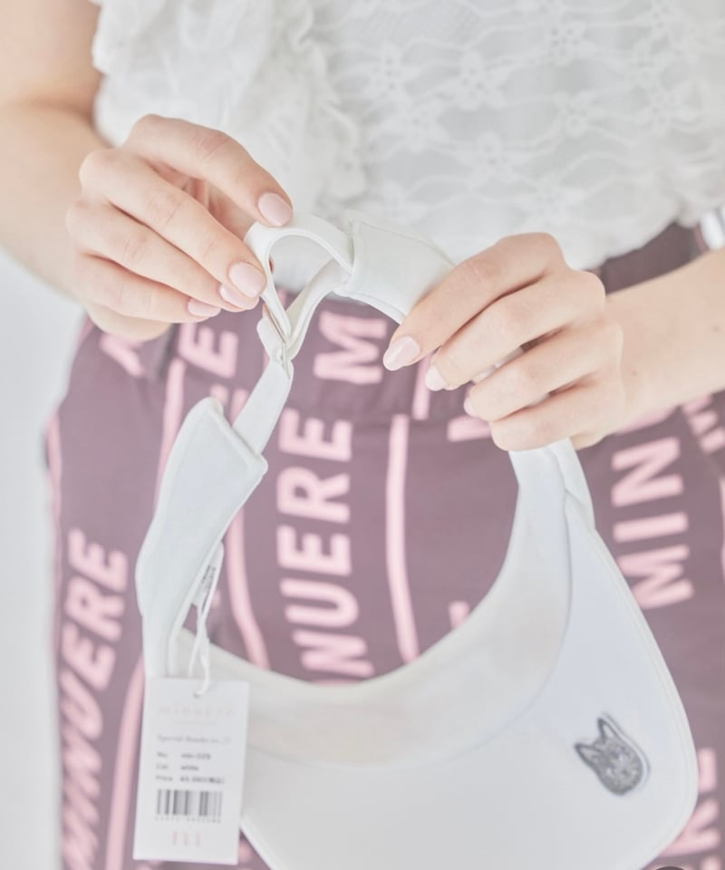 unisex charm sunviser | ミヌエール（minuére）