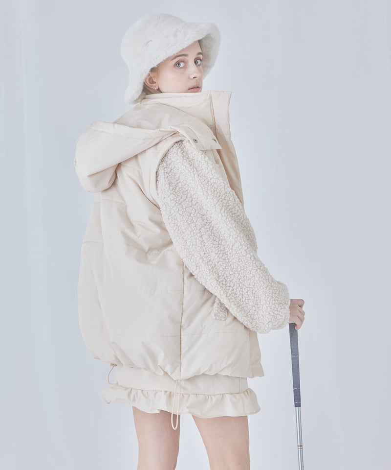 完売品 ミヌエール unisex down jacket (ivory) unisex down jacket (ivory) | ミヌエール（minuére）