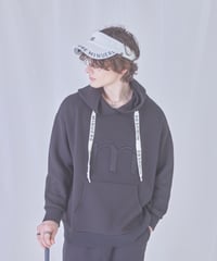 【再入荷】unisex emboss hoodie (black)