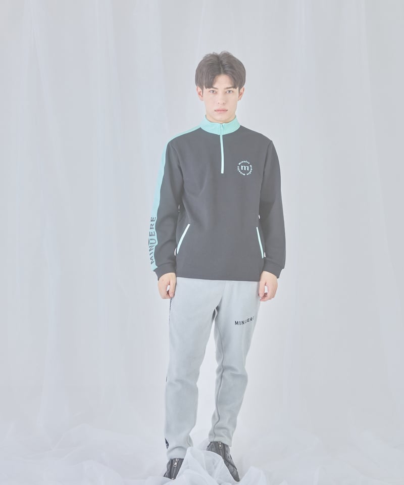 unisex bi-color set up (black) | ミヌエール（minuére）