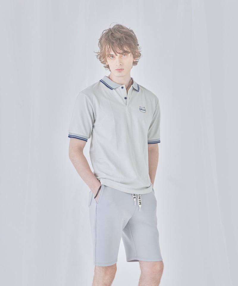 unisex polo（gray） | ミヌエール（minuére）