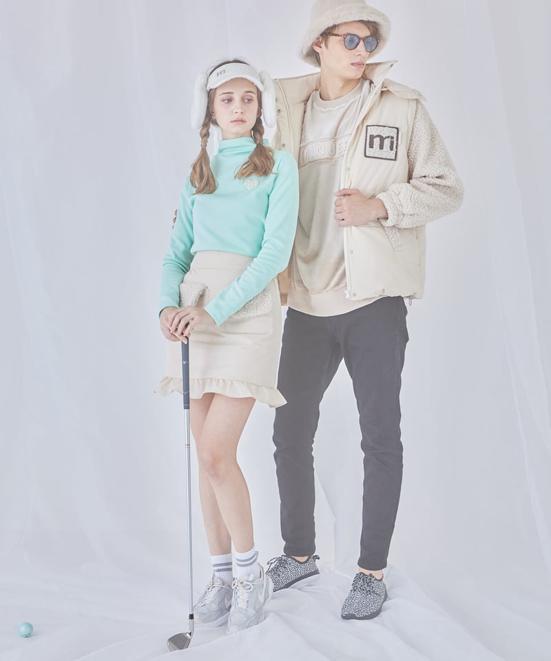 unisex down jacket (ivory) | ミヌエール（minuére）