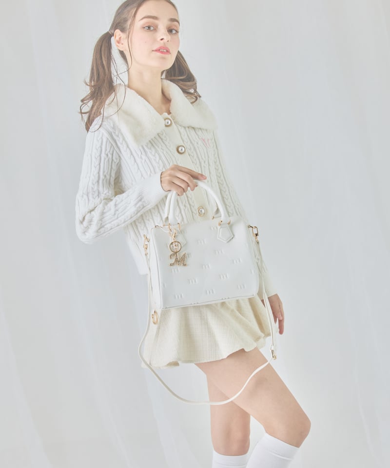 2way bag (white) | ミヌエール（minuére）