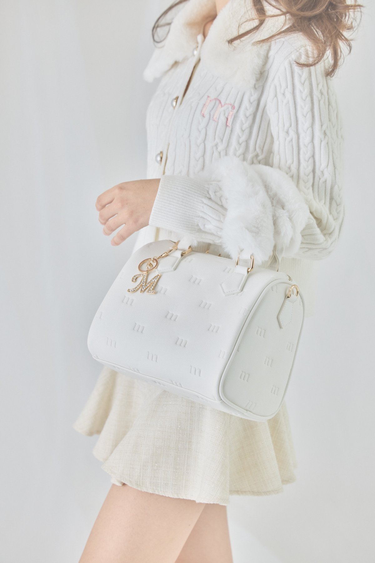 2way bag (white) | ミヌエール（minuére）