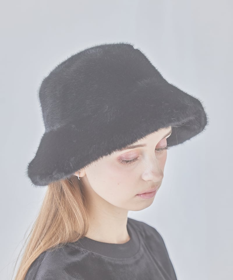 unisex fur vucket hat | ミヌエール（minuére）