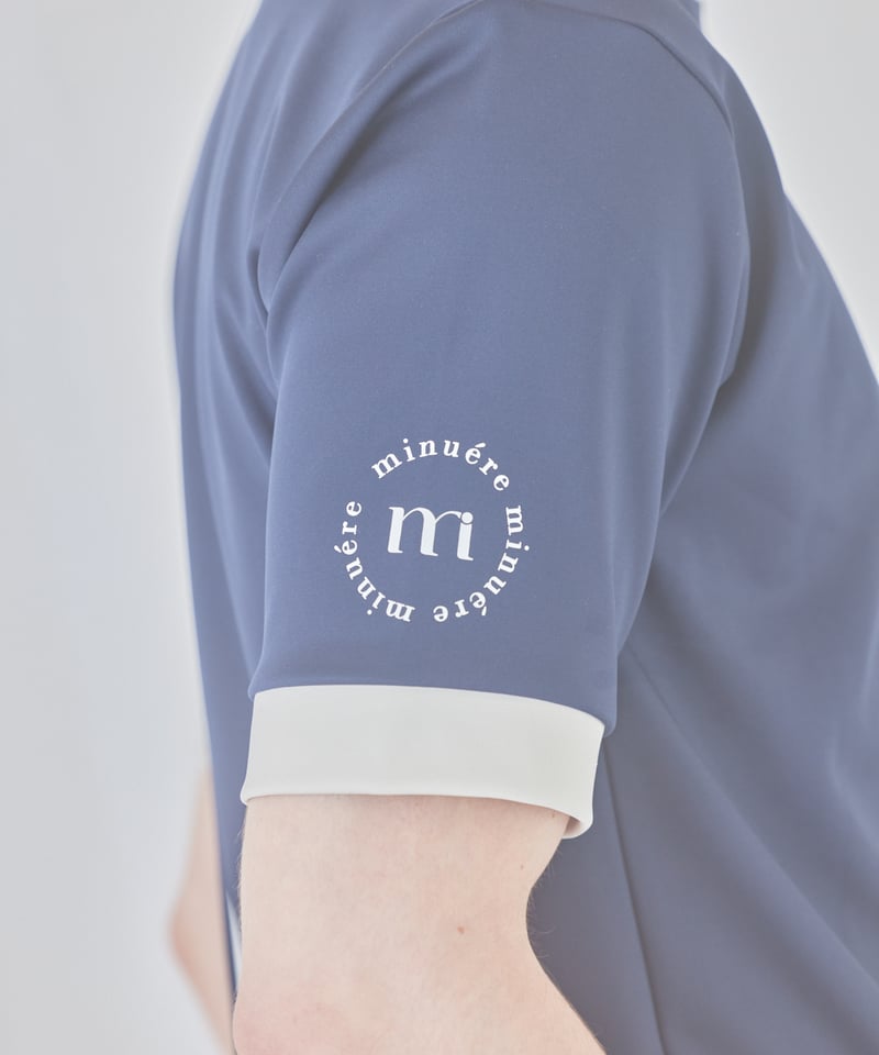unisex mock neck（navy） | ミヌエール（minuére）